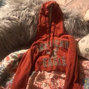American Eagle cropped hoodie